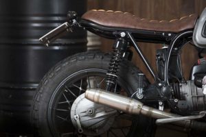 bmw silver cafe racer napoli