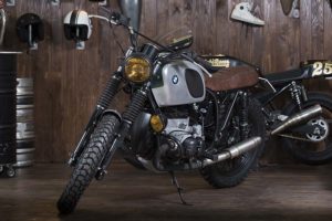 bmw silver cafe racer napoli