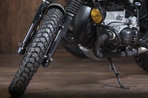 bmw silver cafe racer napoli