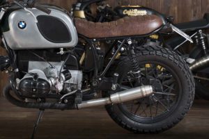 bmw silver cafe racer napoli