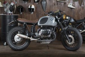 bmw silver cafe racer napoli