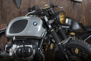 bmw silver cafe racer napoli