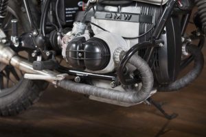 bmw silver cafe racer napoli