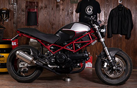 copertina ducati monster cafe racer napoli